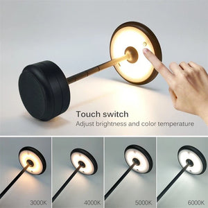 Solar Powered Outdoor Table Lamp