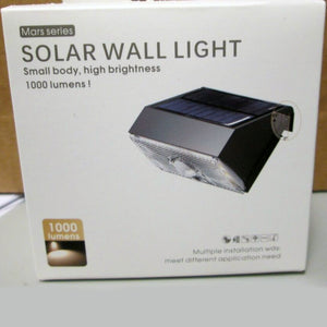 Solar Wall Light with PIR Motion Sensor / 1000 Lumens