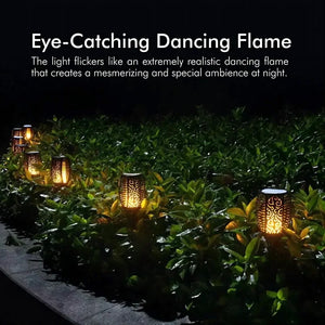 Solar Waterproof Torch Garden Flame Light