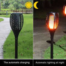 Load image into Gallery viewer, Solar Waterproof Torch Garden Flame Light