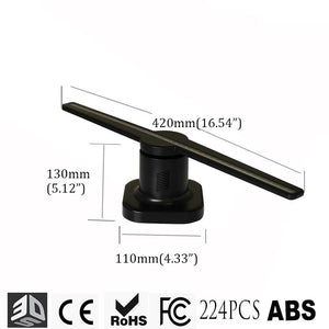 42 Small Hologram Fan LED For 3D Video