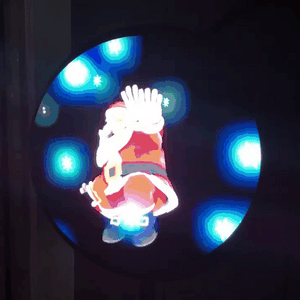 42 Small Hologram Fan LED For 3D Video